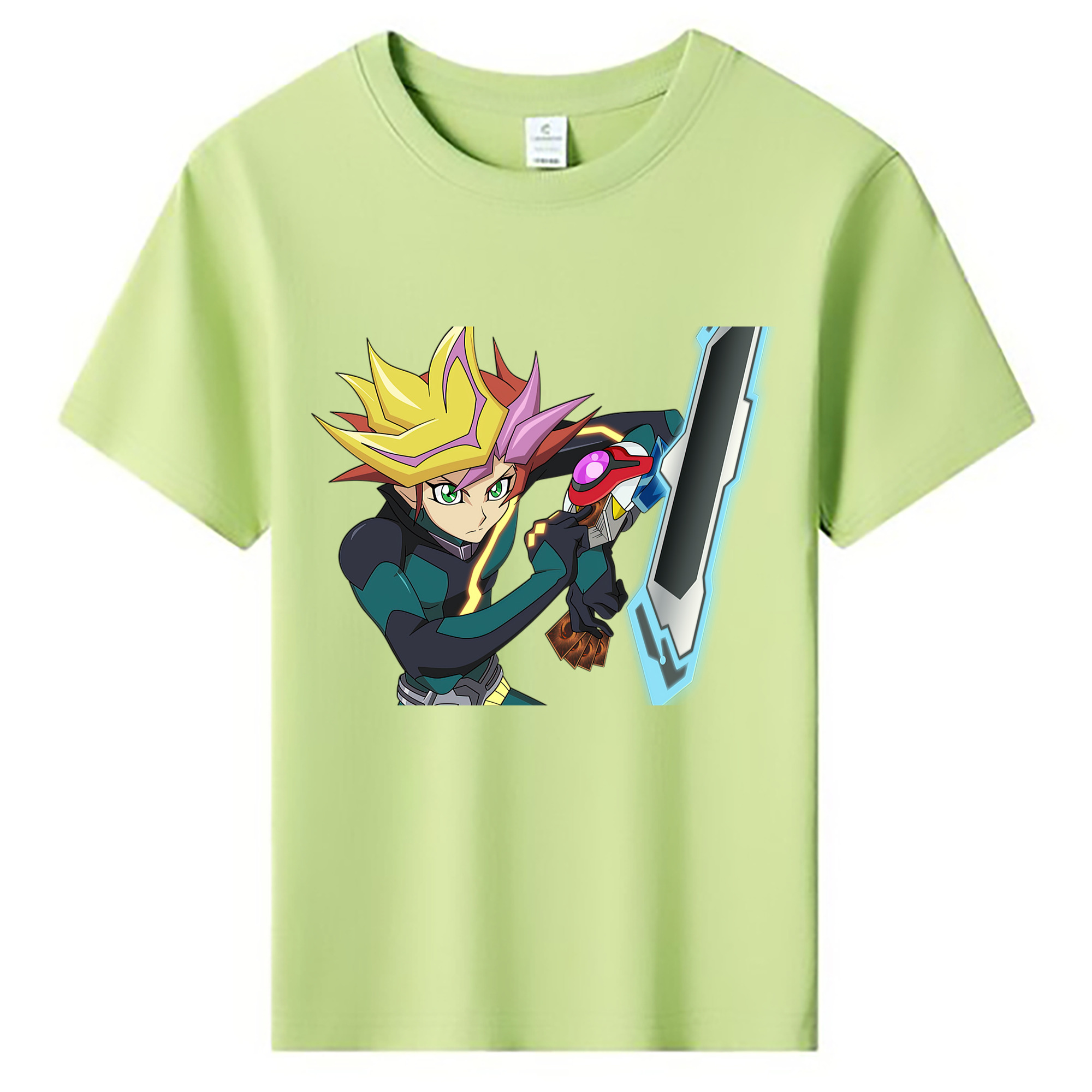 （画像用） 遊☆戯☆王 Yu-Gi-Oh! 綿100％キッズTシャツ（フロントプリント）